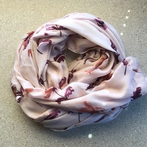 Faded apricot scarf wrap